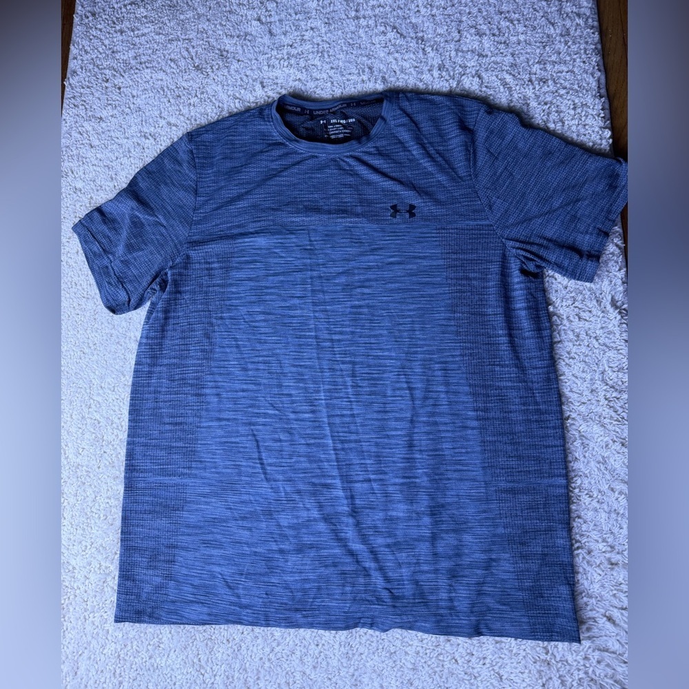 Mens XXL Under Armour Blue Vanish Tee GUC